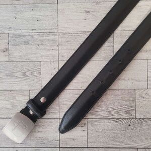 Men's Masters Augusta National Black Full Grain Leather Golf Belt Size 36